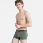 Pánské boxerky NB1680A-TBY khaki – Calvin Klein