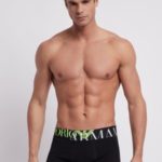 Pánské boxerky 111389 9P516 černá – Emporio Armani