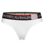 Tanga QF5448E-100 bílá – Calvin Klein