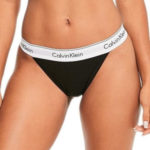 Calvin Klein Kalhotky High Leg Black