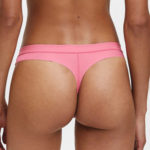 Tanga QF4844E-AD5 růžová – Calvin Klein