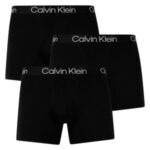 3PACK pánské boxerky Calvin Klein černé (NB2971A-7VI)