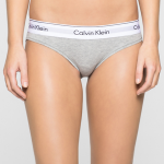 Kalhotky Bikini Modern Cotton F3787E020 šedá – Calvin Klein