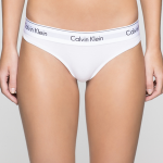 Tanga Thong Modern Cotton F3786E 100 bílá – Calvin Klein